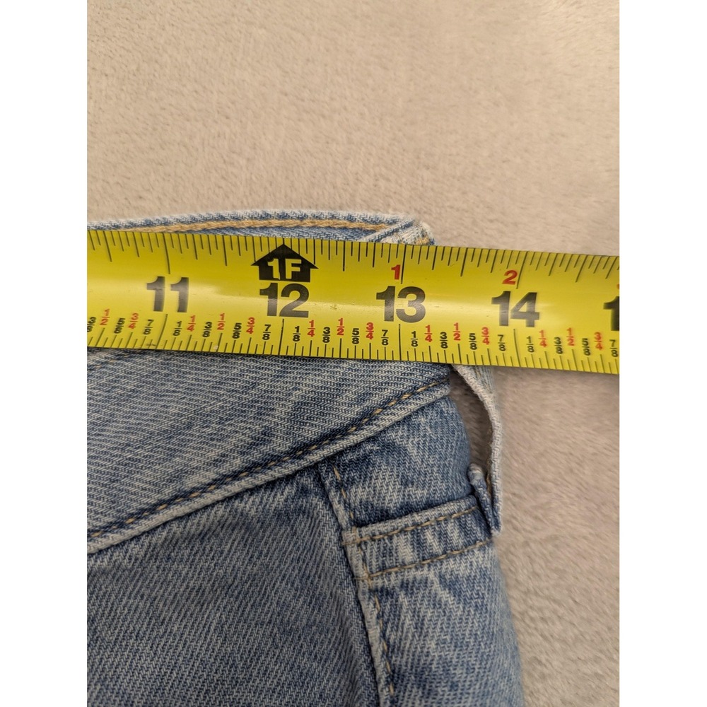 Levis High Waisted Straight Jeans Womens 25‎ Blue Light Wash Y2K Stretch Denim - Picture 5 of 15